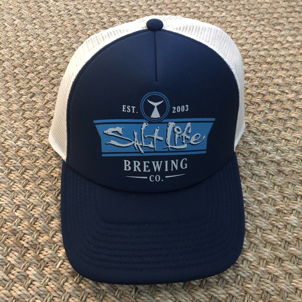 Navy Salt Life Trucker Hat